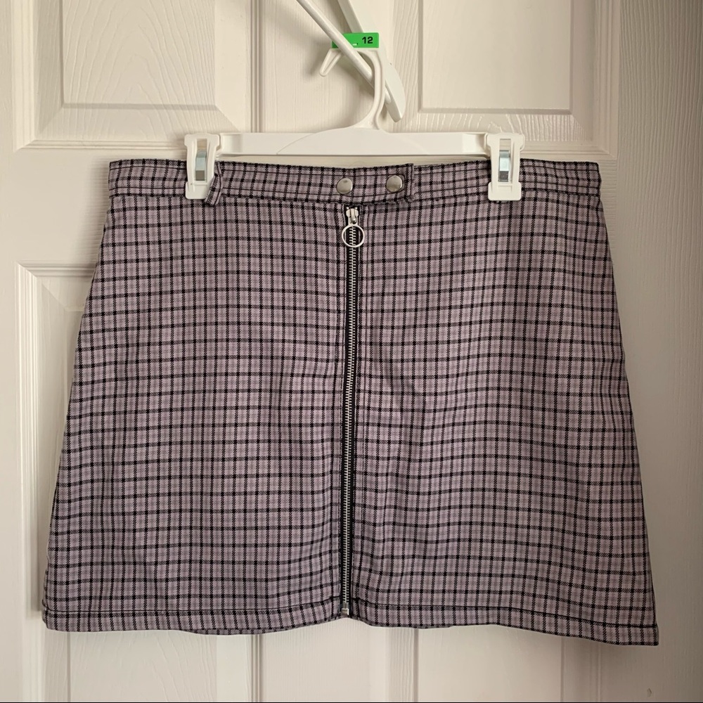 Plaid Mini Skirt